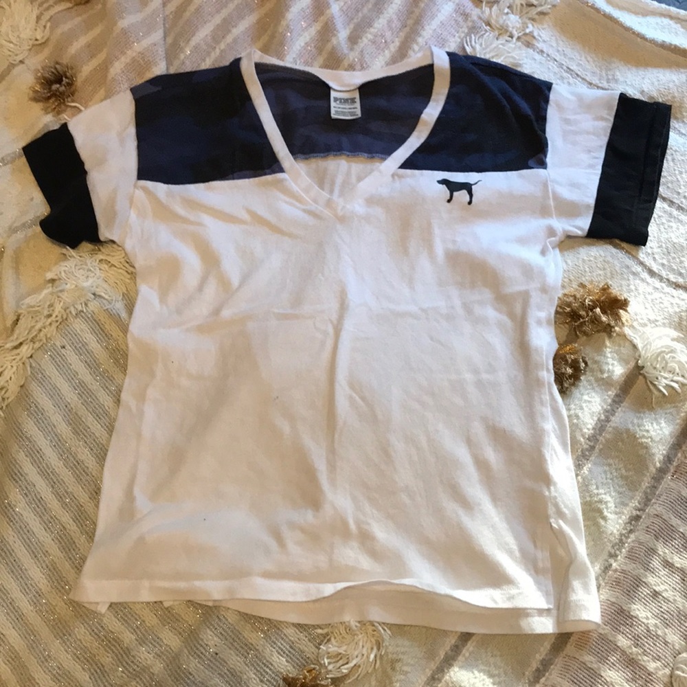 Victoria’s Secret pink shirt